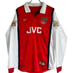 1998-99 Arsenal Nike Home Jersey Bergkamp #10 Long Sleeve M