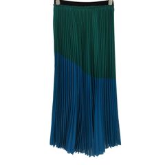 ザラ ZARA バイカラーブリーツスカート レディース JPN：XS 
