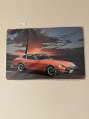 ダットサン240Z フェアレディZ クラシックカー ブリキ看板　メタルサインプレート　アメリカン雑貨 レトロ　アンティーク ビンテージ