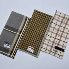 【新品】renoma メンズハンカチ 3枚セット