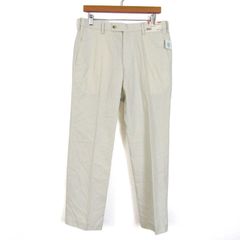 유니클로 드라이 노탁 바지 하단 미사용 맨즈 79×73 사이즈 화이트 UNIQLO