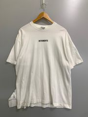 【中古品】 VETEMENTS ヴェトモン フロントロゴ オーバーサイズ Tシャツ UAH20TR611 半袖 Tシャツ ショートスリーブ 【140-260903-hu-45-min】