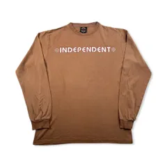 00s ロンT INDEPENDENT アイアンクロス インディペンデント 茶色