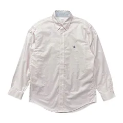 USA 古着 BROOKS BROTHERS ブルックスブラザーズ 346 コットン BDシャツ 長袖シャツ カジュアルシャツ ビジネスシャツ メンズM相当 BG1418