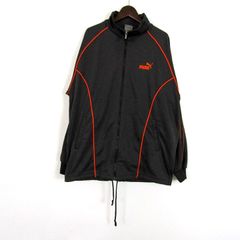 プーマ ジャージ ジャケット アウター スポーツウエア 大きいサイズ メンズ Oサイズ グレー PUMA 【中古】