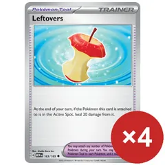 ポケカ　たべのこし　Leftovers　【ノーマル】　英語版　海外版　163/165　4枚まとめ売り