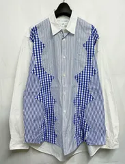 COMME des GARCONS SHIRT｜コムデギャルソン ストライプ 切り替えシャツ