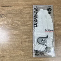 【新品】LEZANOVA　本革　ゴルフ　グローブ　手袋　右手用　レフティー　24㎝　全天候対応