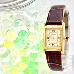 美品/新品電池】 SEIKO セイコー メンズ 腕時計 ゴールド オクタゴン