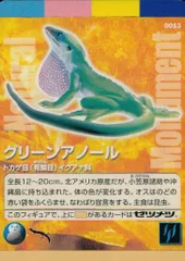 EG91 ナチュラルモニュメンツ Natural Monuments わがままな天然列島 日本の天然記念物 Natural monuments わがままな天然列島 カード カード グリーンアノール トレカ 0053 海洋堂 小学館