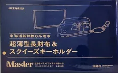 東海道新幹線0系電車 超薄型長財布＆スクイーズキーホルダー MonoMaster