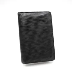 LOUIS VUITTON（ルイ・ヴィトン）オーガナイザー・ドゥ ポッシュ ヴィンテージ カードケース 名刺入れ エピ レザー ブラック メンズ【中古】