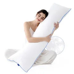 ★新品★YZ HOME 抱き枕 だきまくら 本体 160×50cm 大きいサイズ 横向き寝 等身大 男女兼用 厚み調整可能 ふわふわ 安眠枕 快眠サポート ロングピロー 妊婦/プレゼント 無地 (ホワイト) a285bee9