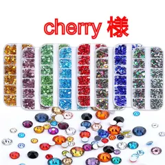 【cherry 様】　高分子ストーン　ミルキーストーン　デコストーン　デコうちわ　ラインストーン