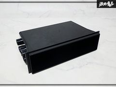 ☆いすゞ純正品 新車外し 1DIN ラジオ オーディオ 小物入れ ポケット