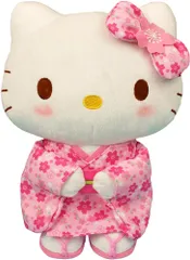 ナカジマコーポレーション サンリオ ハローキティ 桜着物 ぬいぐるみ Sサイズ 084361-15 ピンク [ぬいぐるみ]