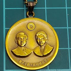 東宮殿下御成婚記念 昭和天皇 皇太子 大正十三年 1924 銀 メダル