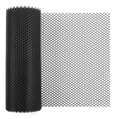 転落防止ネット プラスチックネット ベランダの猫脱走防止 穴8mm-幅40cm*長さ10m ブラック