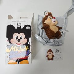 チップとデール ふわふわカバー付き2WAYボトル チップ ディズニーザ