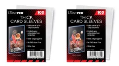 (2 Pack) - Ultra Pro Extra Thick Card Sleeves for Thick Jersey or Memorabilia Sports Trading Cards by Topps 2 Pack