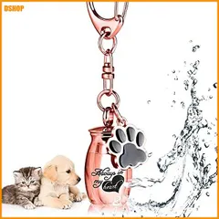 送料無料★[Looking] 防水型 ミニ 骨壷 ペット 遺骨 カプセル キーホルダー ペンダント メモリアル 高い密封 新着