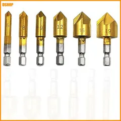 送料無料★LeTradeJP 皿取り錐ドリル ビット 6～19mm 六角軸 HSS鋼 穴あけ工具下穴錐 座ぐり チタンコ アウトレット
