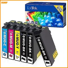 【激安】送料無料★LxTek MUG-4CL マグカップ 6本セット エプソン用 マグカップ インク epson用 ew-052
