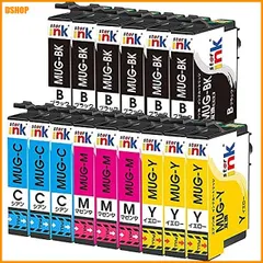 送料無料★エプソン 対応 MUG-4CL マグカップ Epson 互換インク 15本セット （6BK/3C/3M/3Y） 送料無料