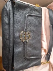トリーバーチ（Tory Burch）　アマンダ ブラックレザー ショルダーバッグ　管理す28