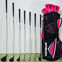 中古】バーニーズニューヨーク キャディバッグ カート式 8型 6分割