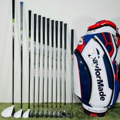 中古】バーニーズニューヨーク キャディバッグ カート式 8型 6分割