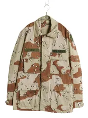 80s US ARMY 米軍実物 デザート カモ BDU ミリタリー ジャケット MEDIUM REGULAR / ヴィンテージ ミリタリー チョコチップ 6C 迷彩柄 軍物