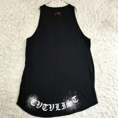 27639✨y2k CVTVLIST osk2周年 タンクトップ トップス 黒
