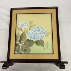 真作】絵画 臼井良子 日本画4号 白薔薇 花図 額装 美品 B152 - メルカリ