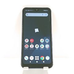 極美品】 らくらくスマートフォンa A401FC レッド SIMロック解除済