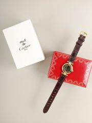 Cartier カルティエ コリゼ アラーム クロック 置時計 稼働確認済み