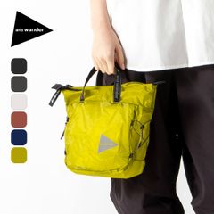 【新品】and wander アンドワンダー シルミニトートバッグ 5746985134