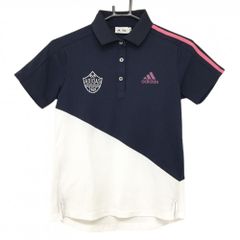 美品】レザレクション 半袖ポロシャツ 黒×レッド メンズ XL ゴルフ