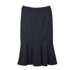 CHANEL 93A P02434 ウール ニット フレア スカート