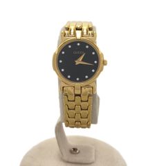 腕時計 稼働 GUCCI グッチ 1500L クォーツ シェル文字盤 2026.8電池