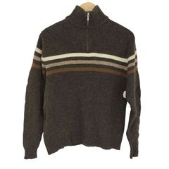 ギャップ Gap OLD GAP 紺タグ ハーフジップ ニット メンズ import：S 
