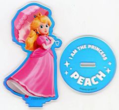 【中古】アクリルスタンド・アクリルパネル ピーチ オーロラアクリルスタンド 「ザ・スーパーマリオギャラクシー・ムービー」 劇場グッズ