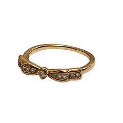 SILVER 2.5g・VINTAGE】agete (アガット) 透かしリング 11号