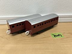 2207 プラレール 車両 トーマス ゴードン 急行客車 茶色 2両
