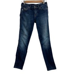 美品 DIESEL ディーゼル GRACEY-NE ストレッチデニムパンツ ジーンズ サイズ25 インディゴ レディース 古着 中古 USED