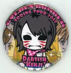 【中古】バッジ・ピンズ(男性) 樽美酒研二(デフォルメイラスト/バストアップ) 缶バッジ 「ゴールデンボンバー スプリングツアー2012 Oh!金爆ピック ～愛の聖火リレー～」 ガチャガチャ景品
