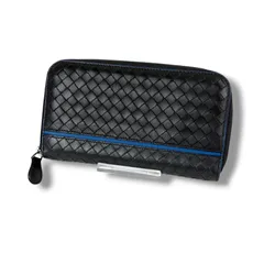 BOTTEGA VENETA Intrecciato Leather Long Wallet  ボッテガヴェネタ イントレチャートレザー ロングウォレット　長財布　ブラック