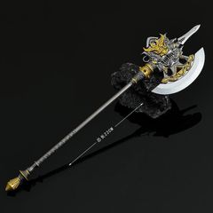 古代中国 武器 覇王 項羽 霸王槍 全長 22cm / ミニチュア フィギュア