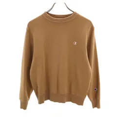 Champion チャンピオン 長袖 スウェット トレーナー S ベージュ系 メンズ 古着