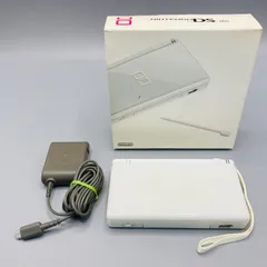 【箱付き】ニンテンドー DS Lite 本体 クリスタルホワイト USG-001 DSハード 白 LZ3
